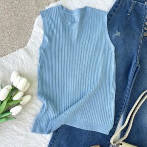 تاپ بافت بیسیک آبی کد 102708
