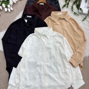شومیز نگینی miu miu کد10945